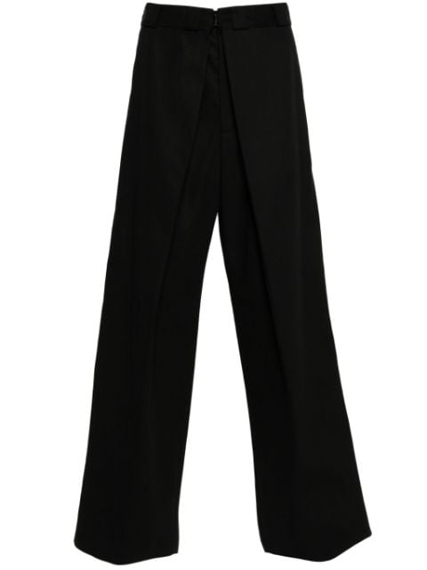 Givenchy pantalones anchos con pinzas