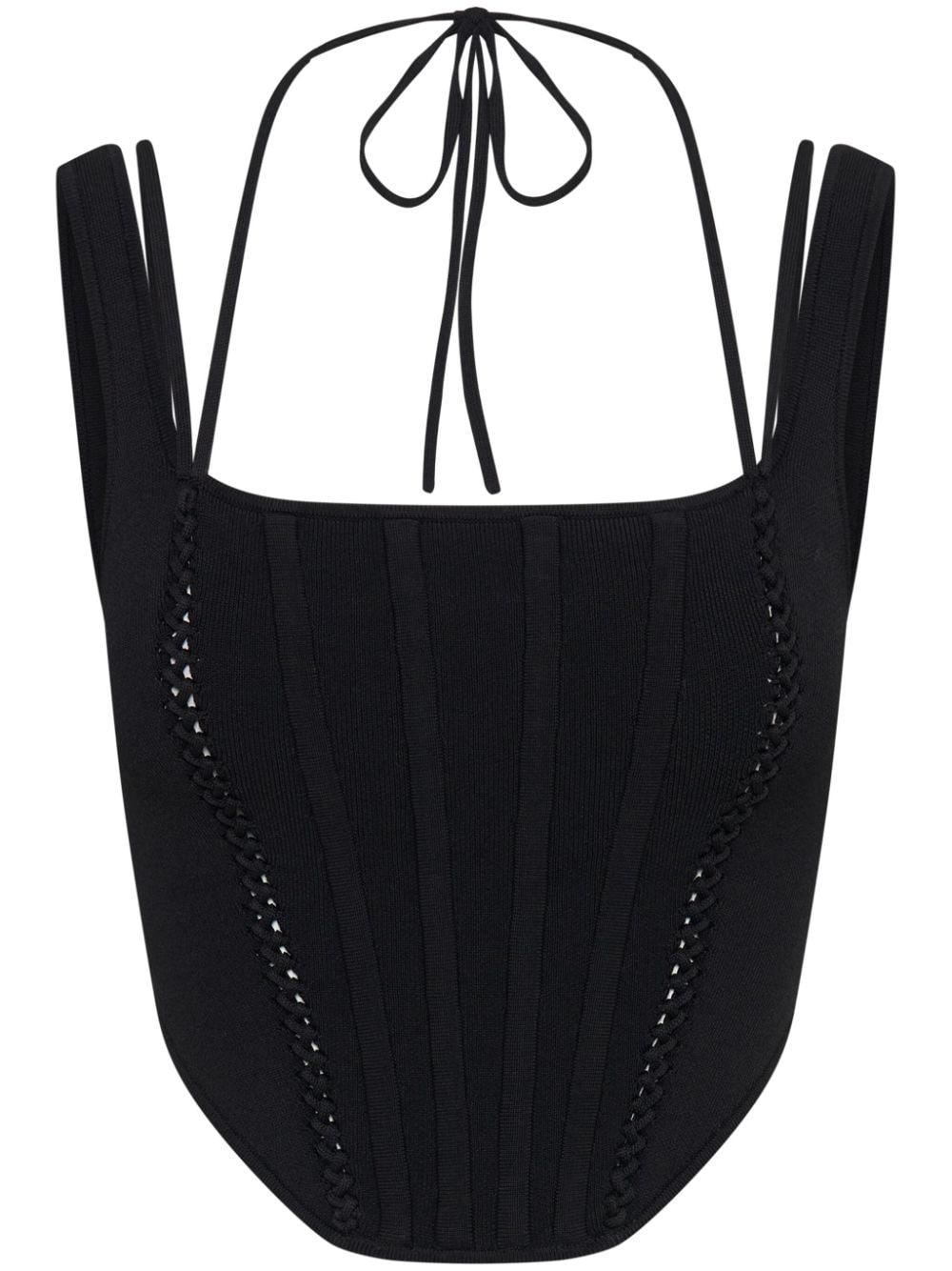 Image 1 of Dion Lee corset halterneck top