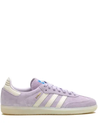 Adidas Samba OG "Silver Dawn/Chalk White/Off White" Sneakers | Purple |  FARFETCH JO