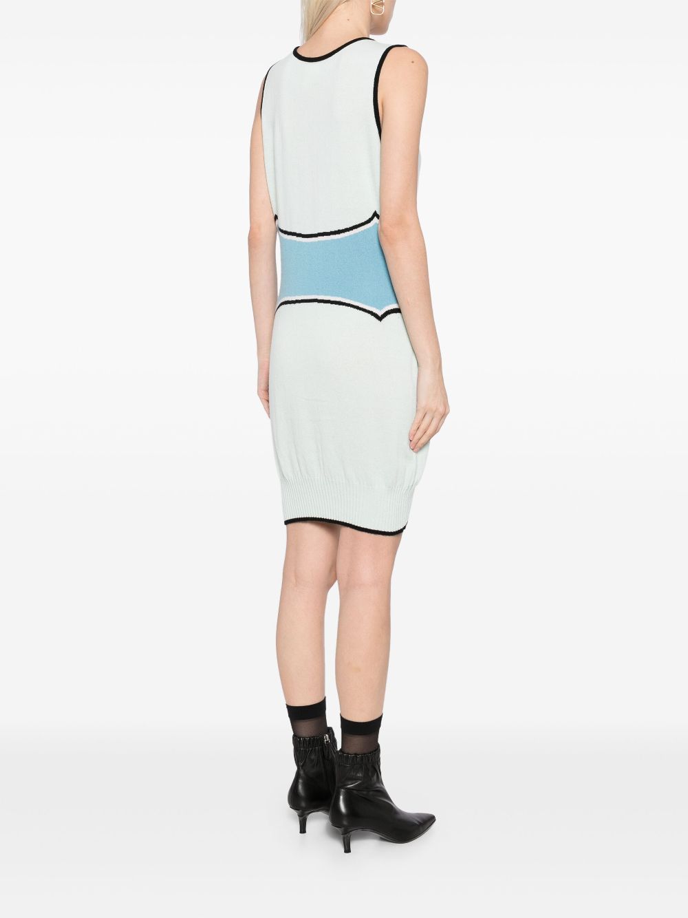 CHANEL 2009 sleeveless knitted dress Women