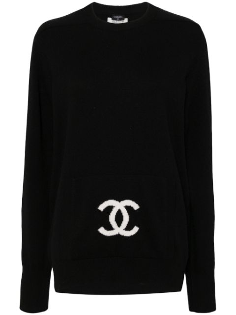 HOT SALE CHANEL 1990-2000s cashmere sweater Women