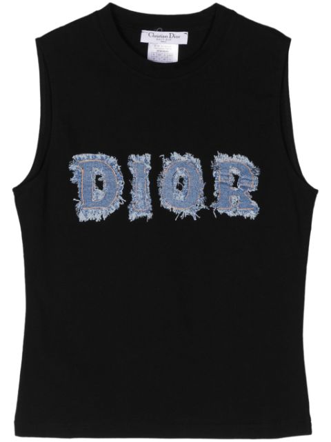Christian Dior Pre-Owned débardeur à logo imprimé (2003)
