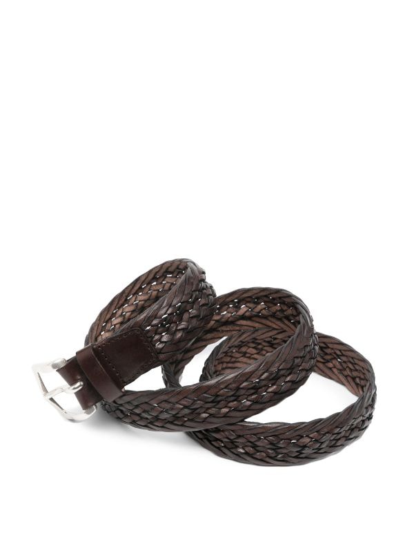 Orciani braided-strap Leather Belt - Farfetch