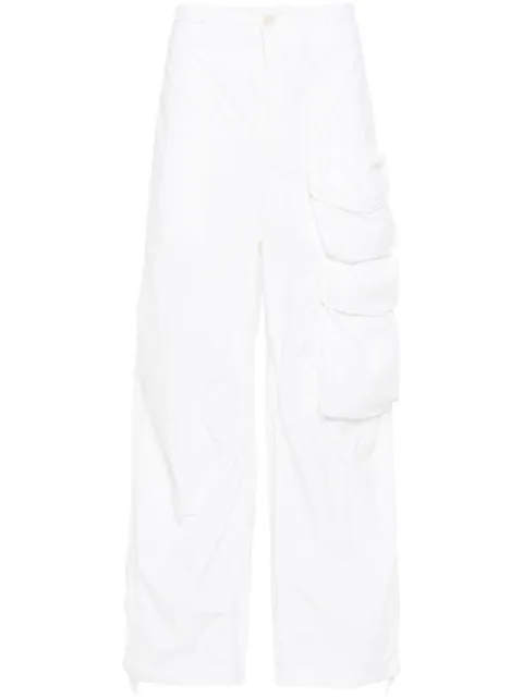 Ten C crinkled cargo trousers