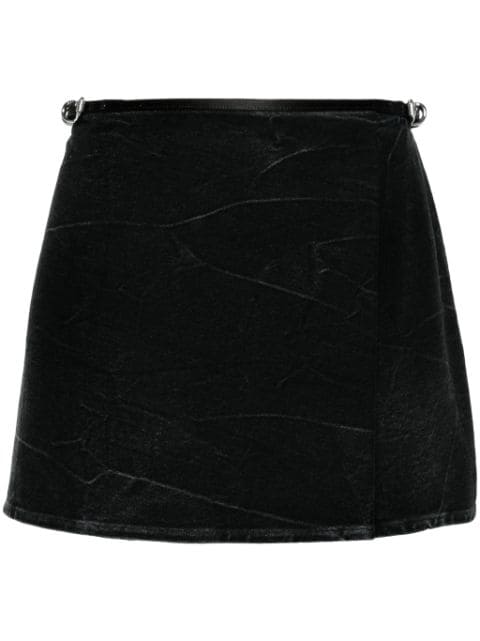 Givenchy Voyou denim mini skirt
