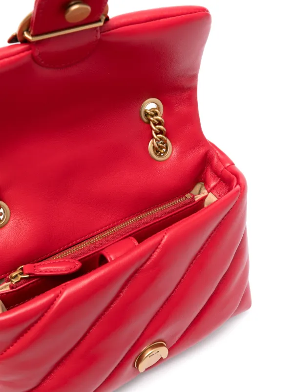 ショルダーバッグ・ポシェット Pinko MINI LOVE PUFFER SHOULDER BAG PINKO Mini Love Puff Leather Shoulder Bag | Black | FARFETCH
