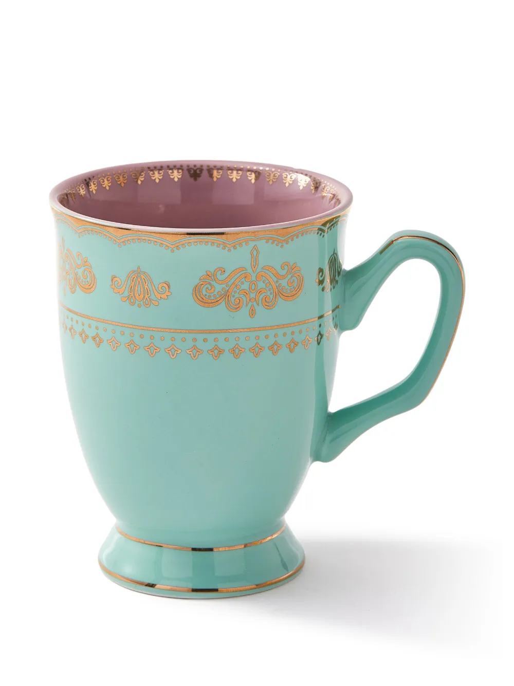 Polspotten Grandpa Porcelain Mugs (set Of Four) In Black