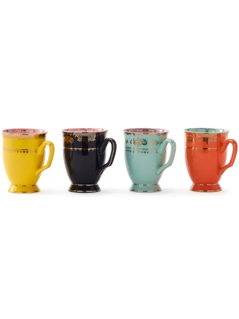 POLSPOTTEN Grandpa porcelain mugs (set of four)