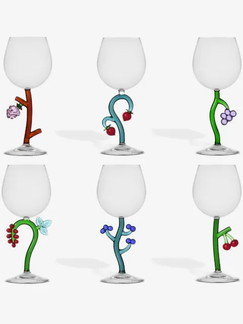 Ichendorf Milano Fruits and Flowers Stielgläser (6er-Set)