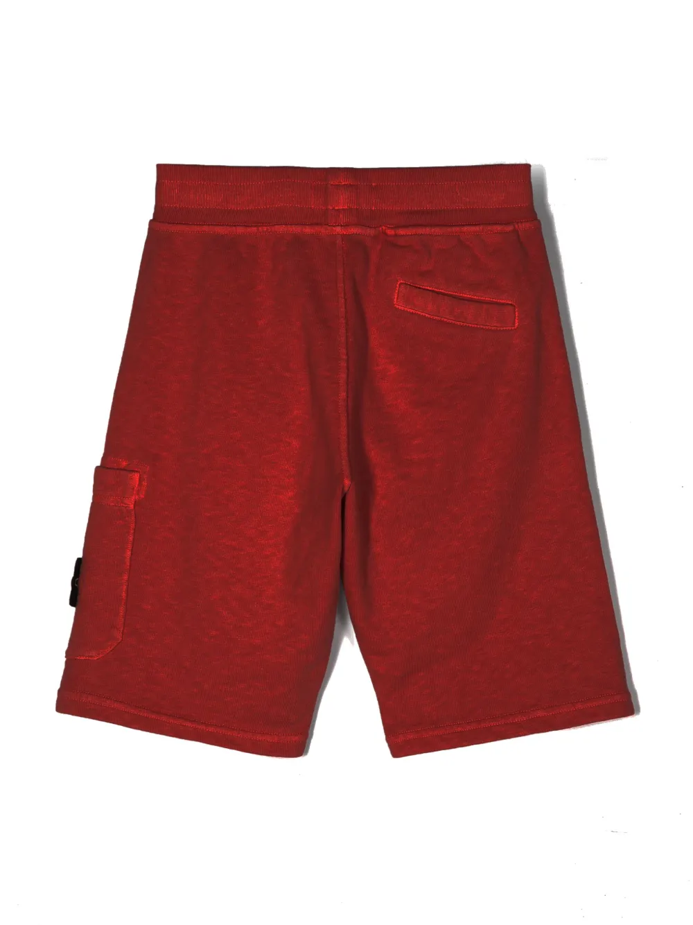 Stone Island Junior Trainingsshorts met Compass-logopatch Rood