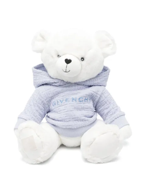 Givenchy Kids logo-embroidered faux-fur teddy bear