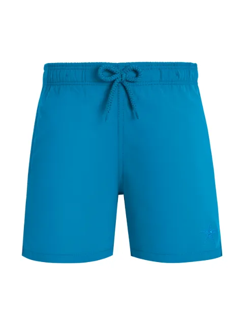 Vilebrequin Kids logo-appliqué swim shorts