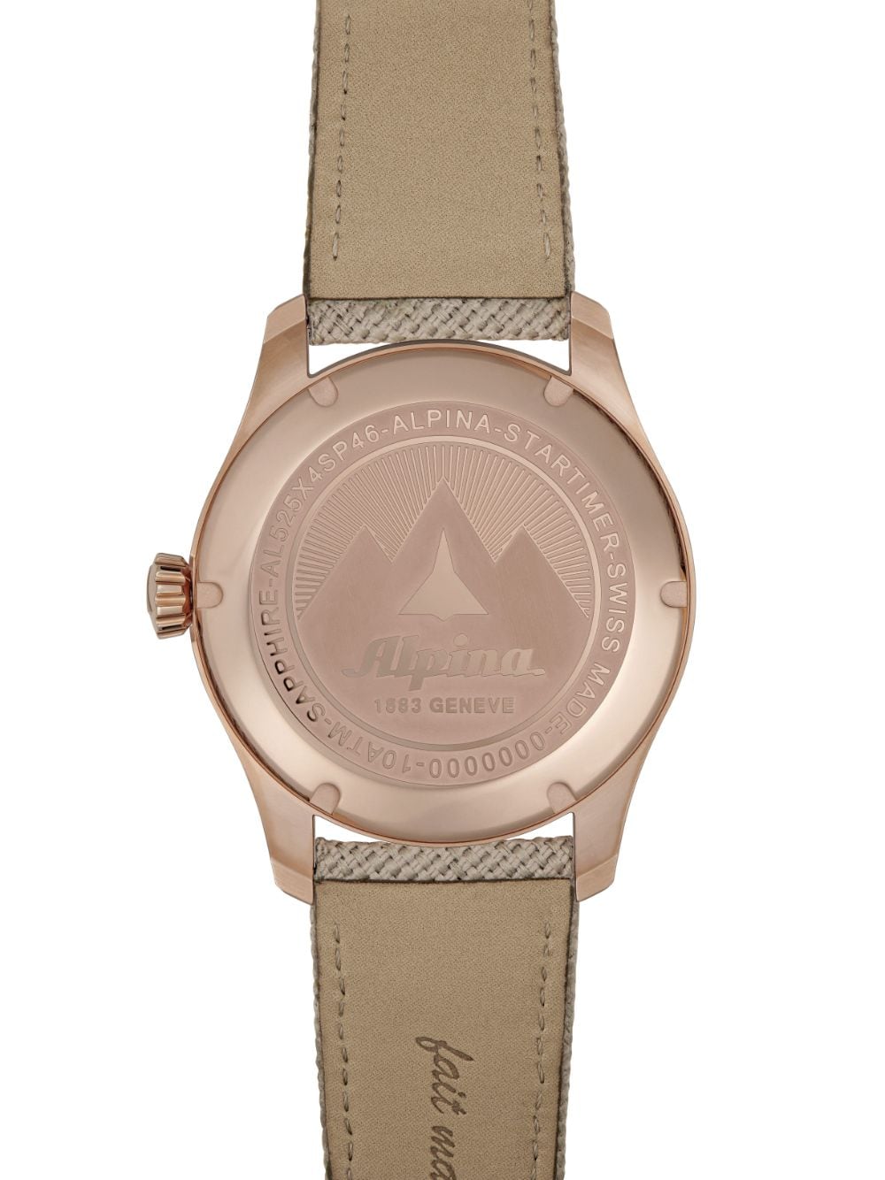 Shop Alpina Startimer Pilot Automatic 41mm In Brown