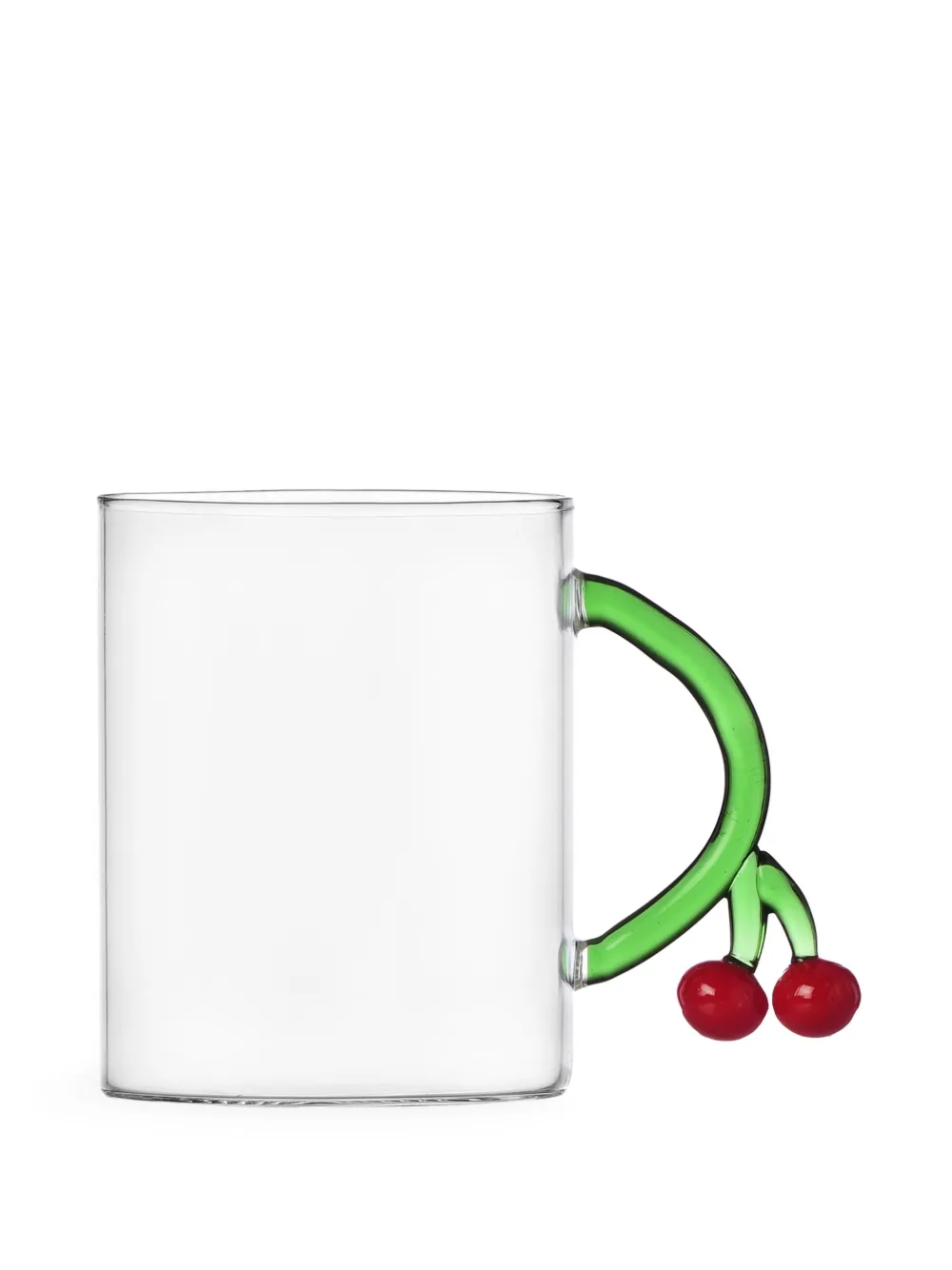 Ichendorf Milano Fruits And Flowers Glass Mugs (set Of Three) In White