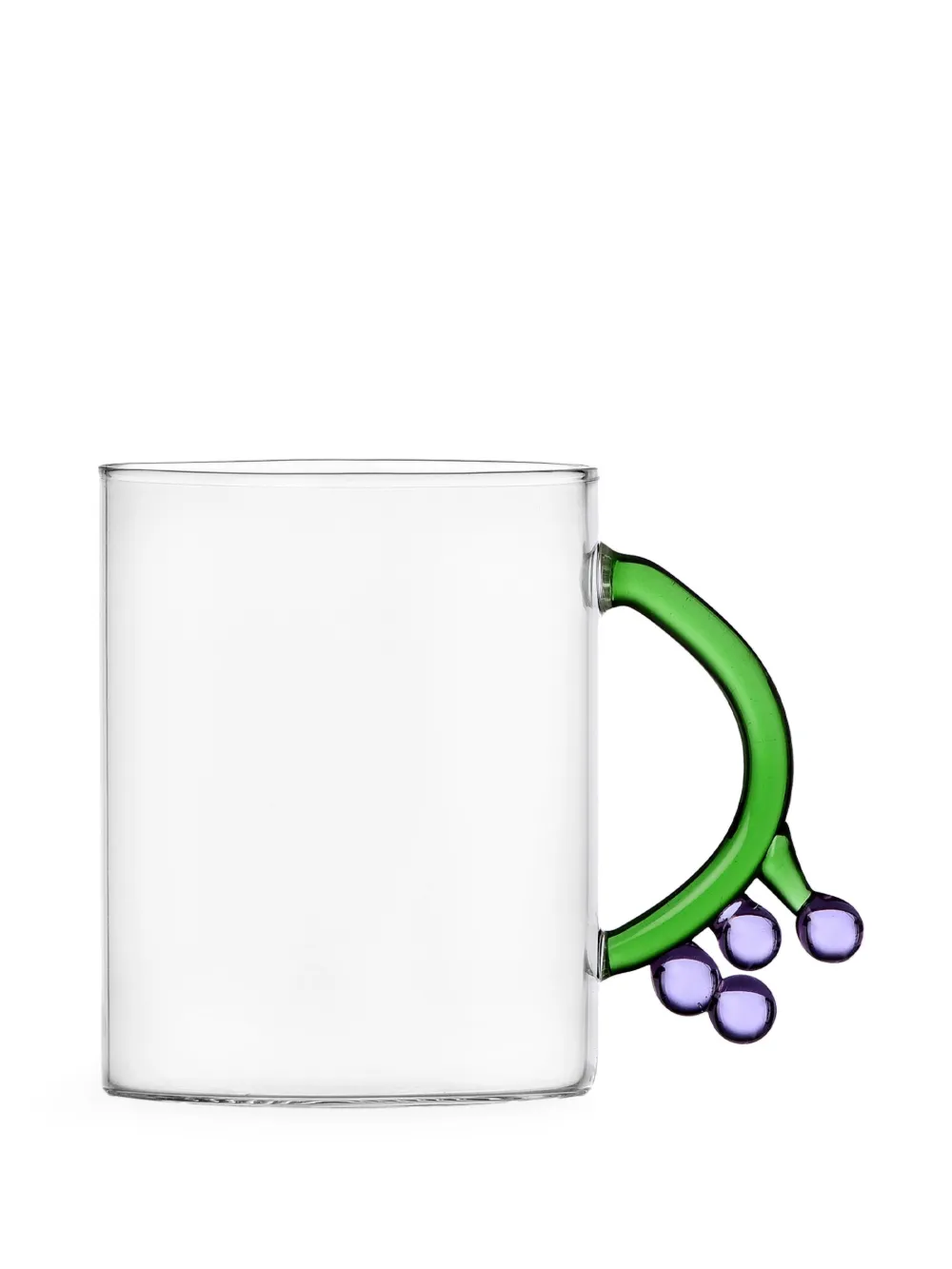 Ichendorf Milano Fruits And Flowers Glass Mugs (set Of Three) In White