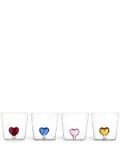 Ichendorf Milano Cuore glass tumbler (set of four) - White