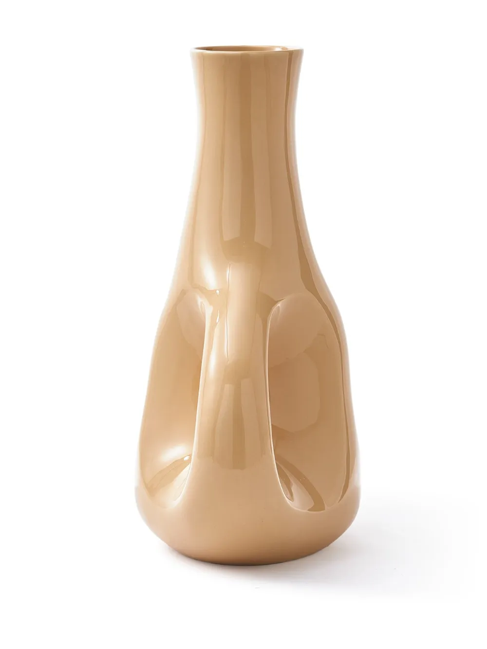 Polspotten Three Ears Ceramic Vase (50.5cm X 22cm) In Neutrals