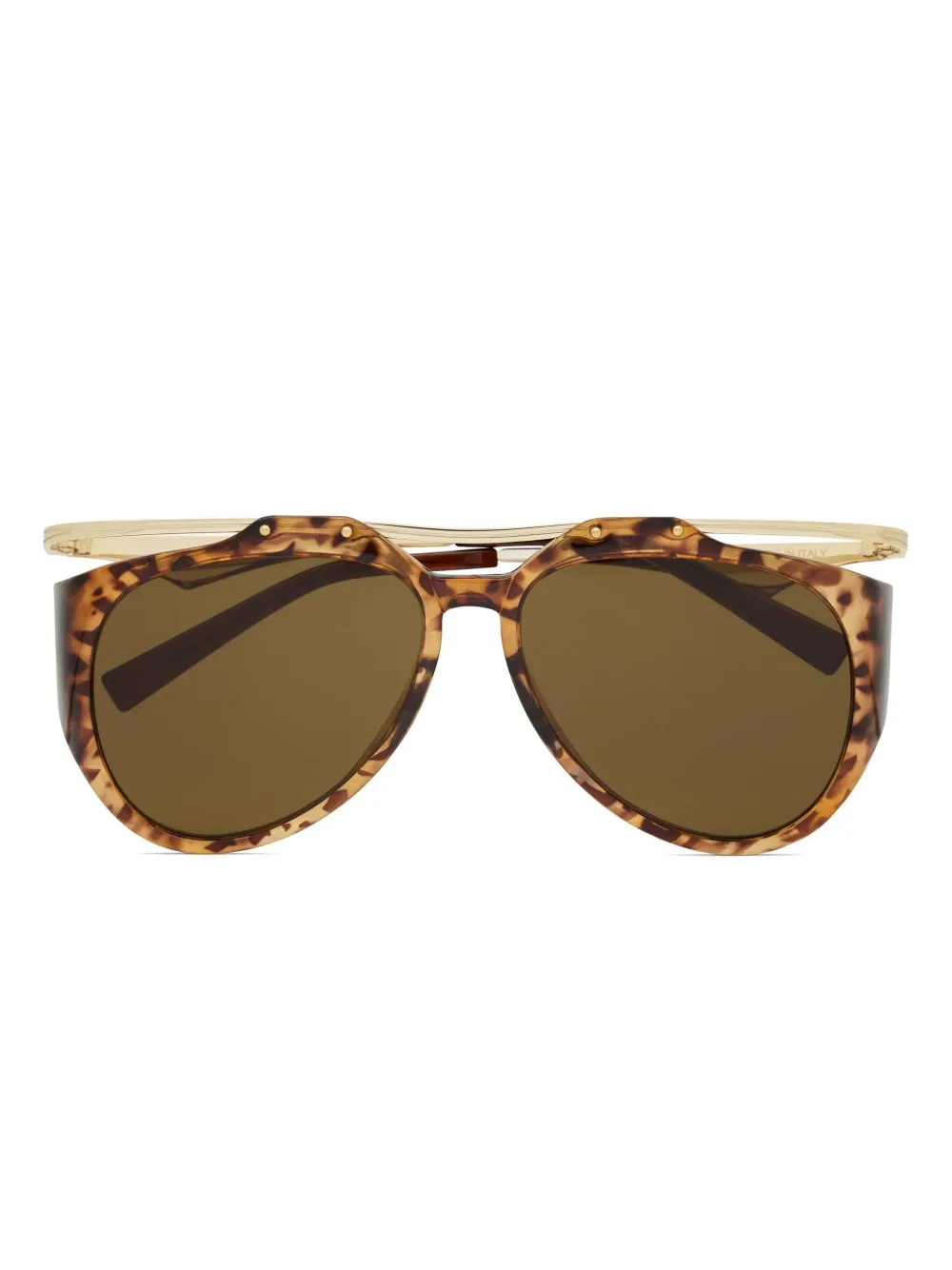 Saint Laurent Eyewear Amelia pilot-frame sunglasses | Brown | Image 1