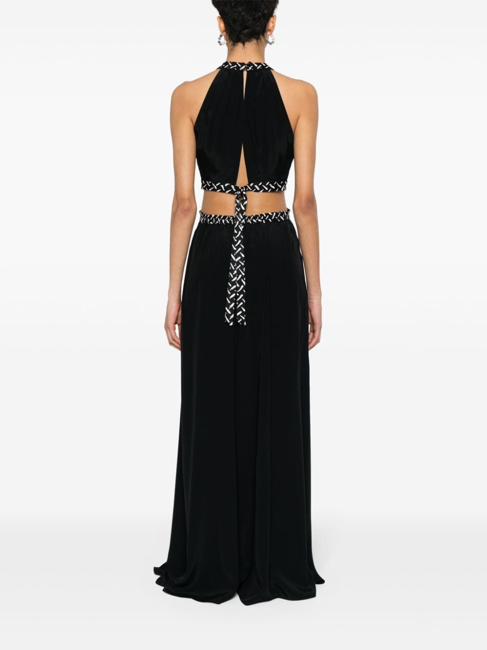 Shop Diane Von Furstenberg Elizabeth Maxi Dress In Black