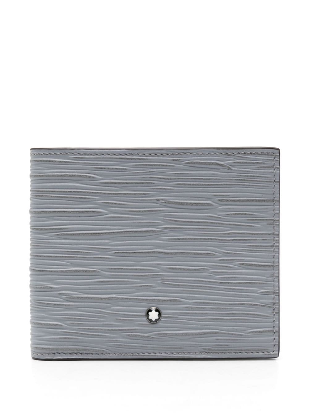 Montblanc 4810 Leather Wallet In Grey