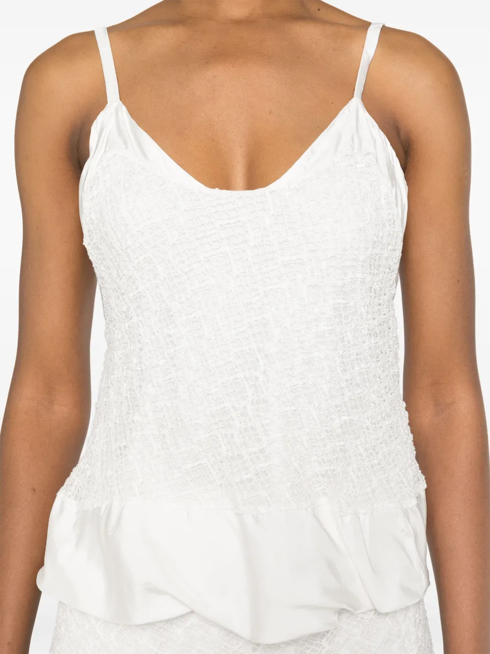 Jil Sander Tanktop met open detail Wit