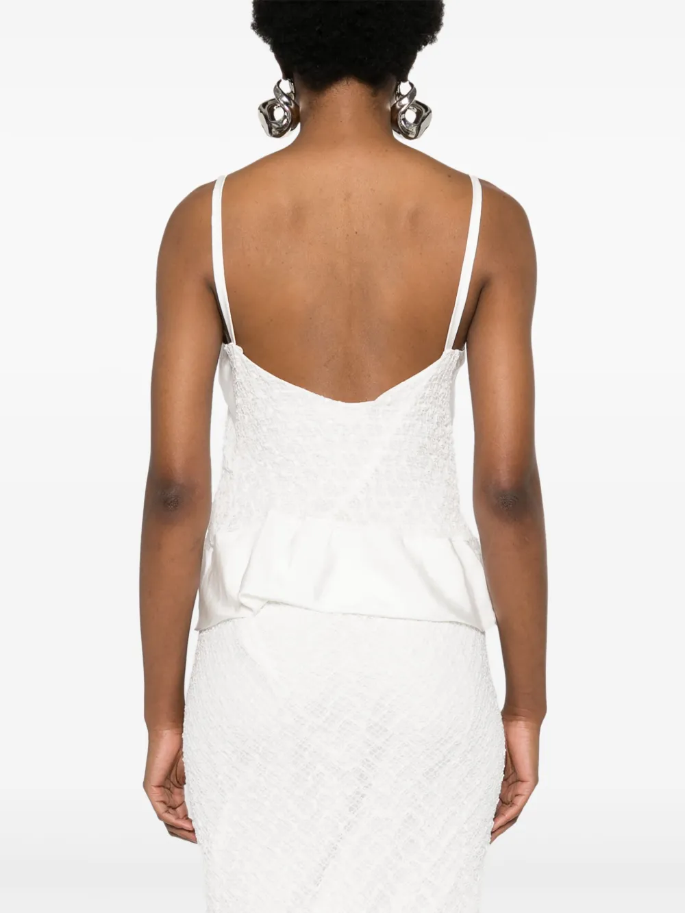 Jil Sander Tanktop met open detail Wit