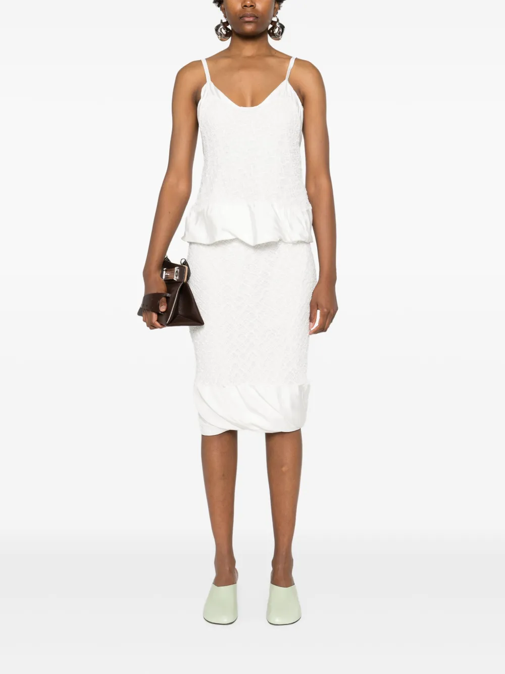 Jil Sander openwork-detail tank top | Vests & Tank Tops | Image 2