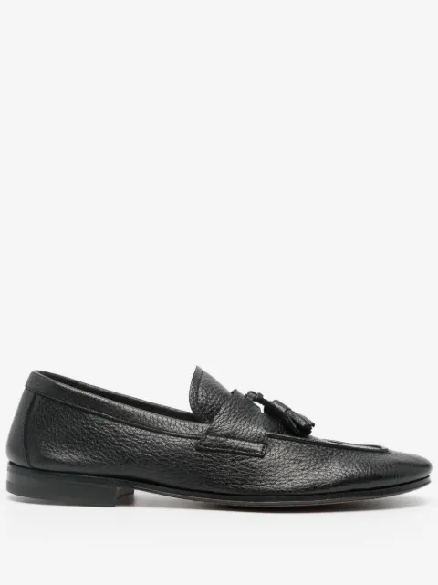 Henderson Baracco loafers i læder med kvastdetalje