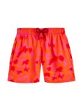 Vilebrequin Kids abstract-print swim shorts - Orange