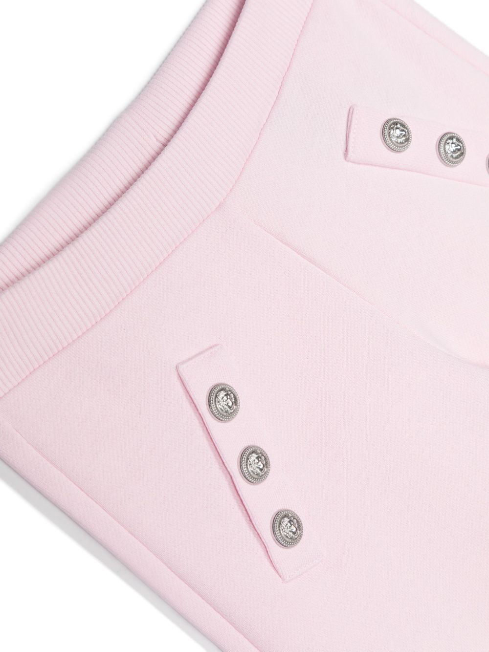 Shop Balmain Embroidered-logo Tracksuit In Pink