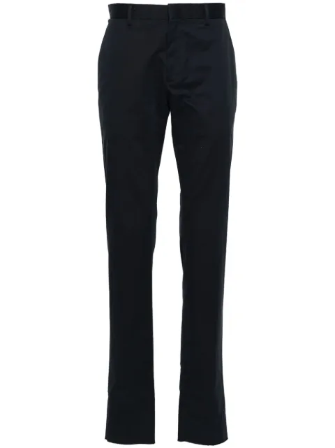 Zegna mid-rise twill chino trousers