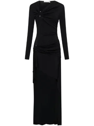 knee length dresses for ladies Dion Lee Cable Twist Dress Cream (For Hire) – EKOLUV main image 0