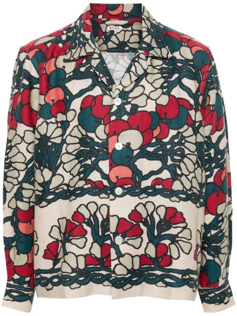 BODE camisa con motivo abstracto