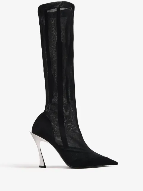 Mugler Fang 95mm メッシュブーツ