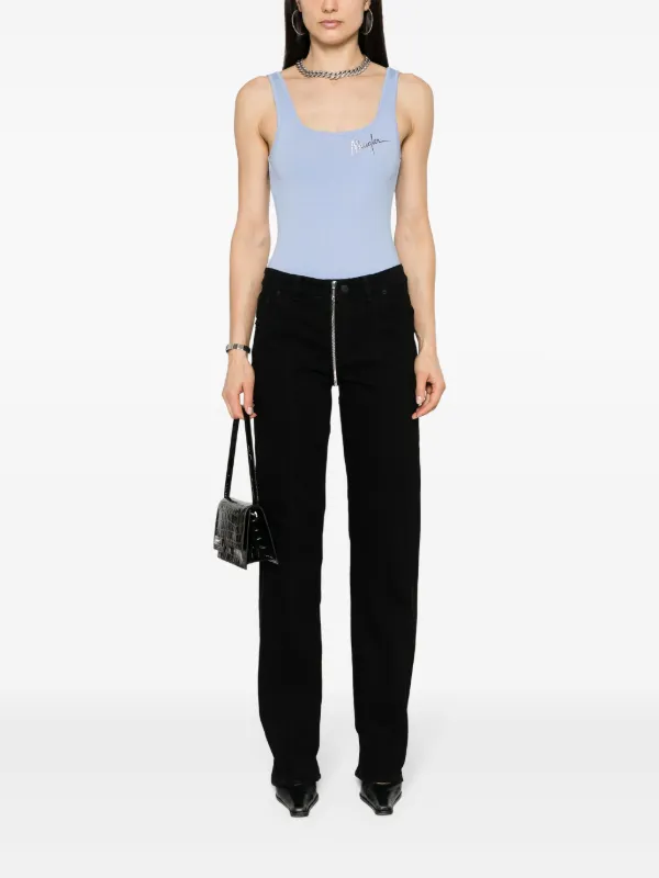 Mugler ボディスーツ | ブルー | FARFETCH JP