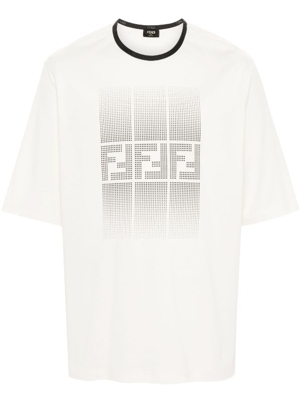 FENDI FF-motif Cotton T-shirt - Farfetch