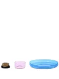 Ichendorf Milano Kenzan glass tray set - Pink