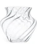 KLIMCHI Marika glass vase (22cm x 23cm) - White