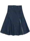 Gimaguas Oahu side-slit midi skirt - Blue