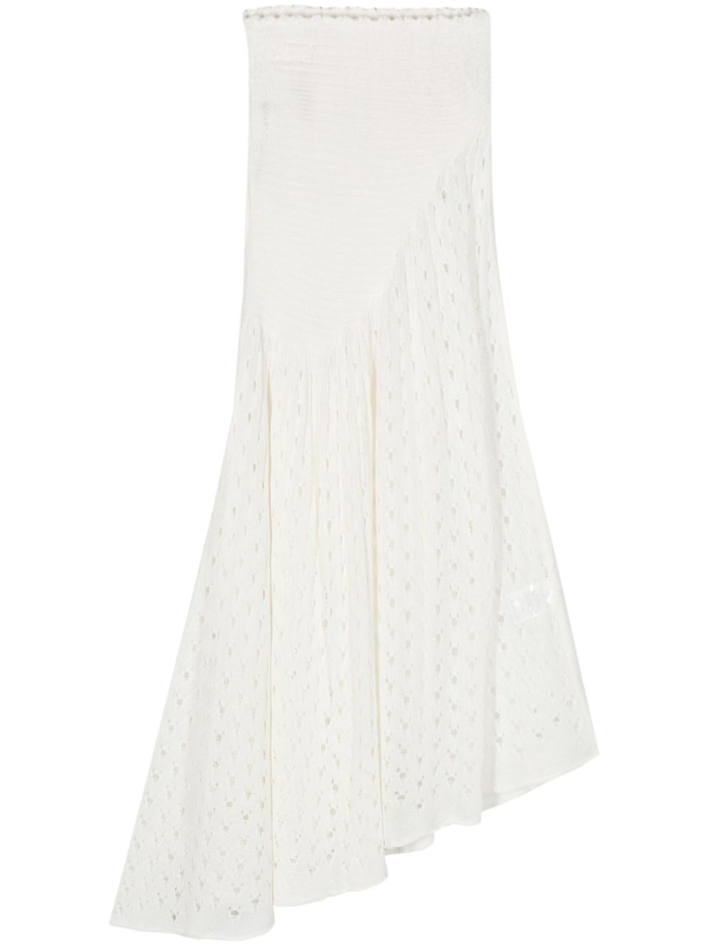 Gimaguas Ischia open-knit skirt - Bianco