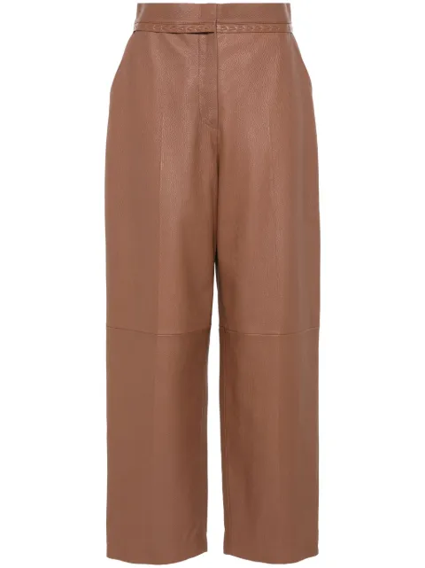 FENDI Gerade Hose aus Leder