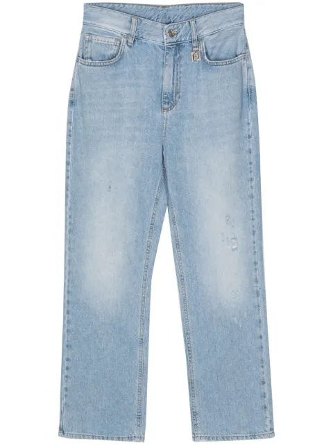 LIU JO jeans capri con efecto envejecido