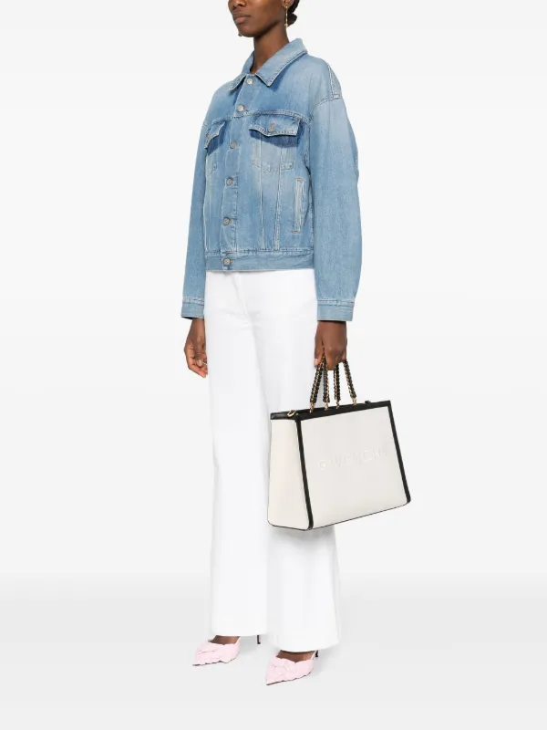 【関税＆送料込み】Givenchy Plage Medium Capsule 'G-Tote' S Medium G Tote - Black | SHOP BAZAAR