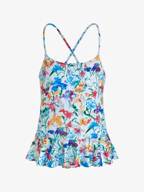 Vilebrequin Kids floral-print skirt swimsuit