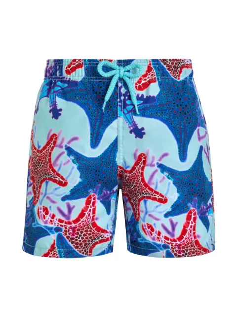 Vilebrequin Kids Jim graphic-print swim trunks