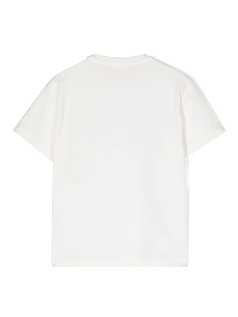 Elisabetta Franchi La Mia Bambina sequin-logo T-shirt - Beige