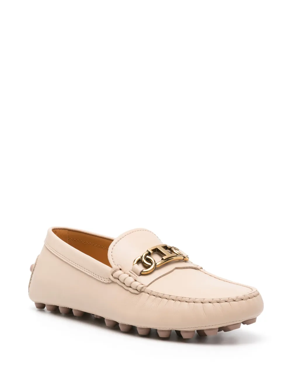 Tod's Loafers met logoketting - Beige