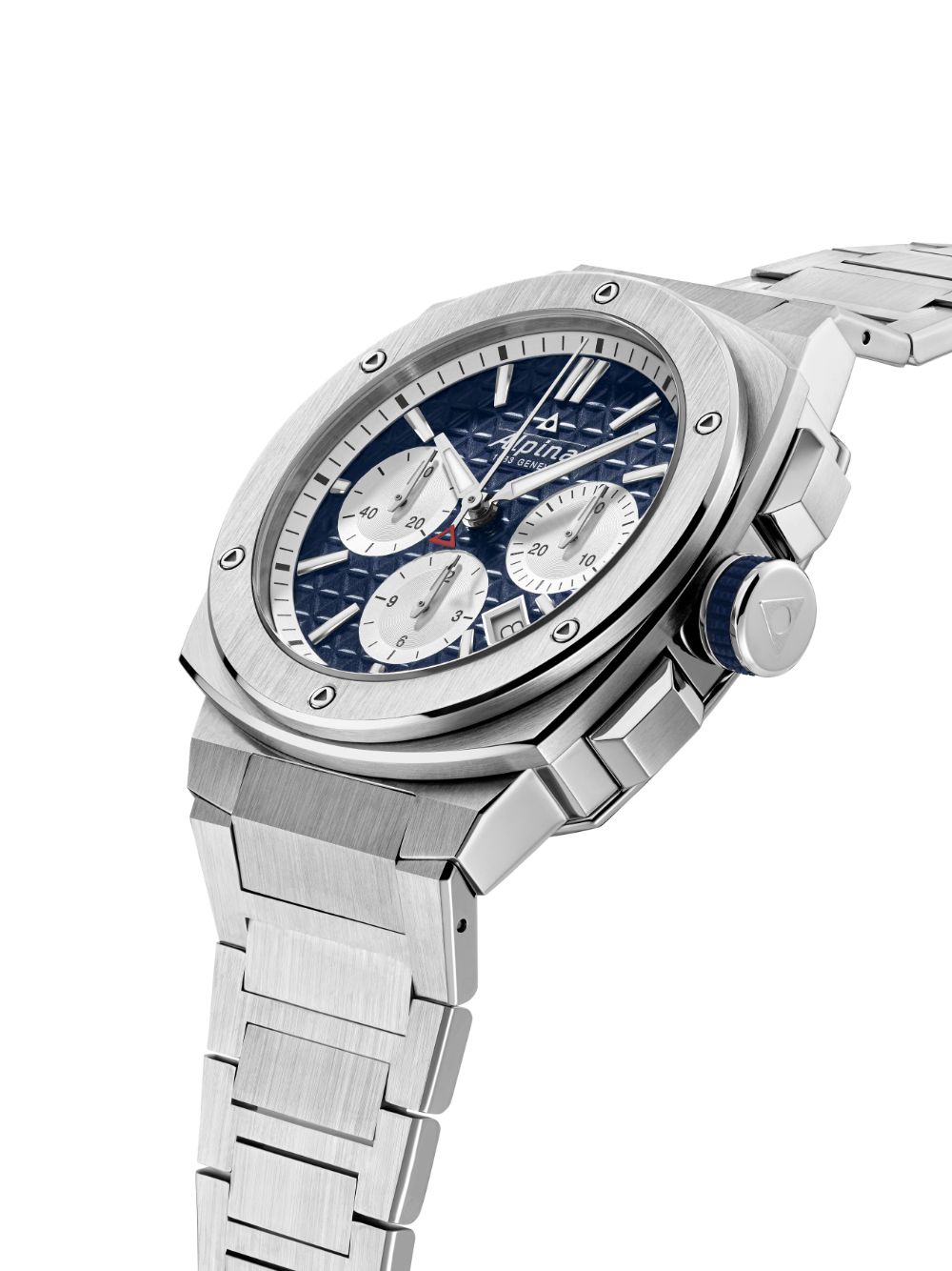 Shop Alpina Alpiner Extreme Chronograph Automatic 42.50mm In Blue