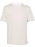 Eleventy layered cotton T-shirt - Neutrals