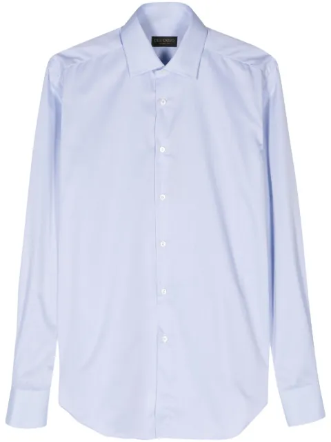 Dell'oglio spread-collar cotton shirt